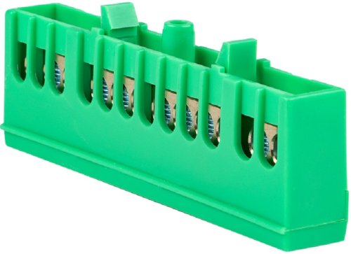 Шина изолированная EKF PROxima PE "земля" ШНИ-6х9-12-К-З 12 групп зеленый картинка 